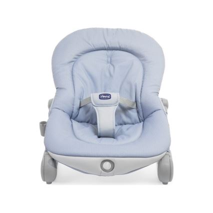 Chicco - Vibrerend wipstoeltje voor baby's met een melodie BALLOON Dots 2xAA + 1xLR20 blauw
