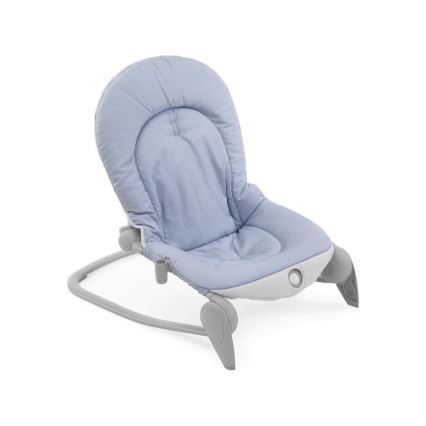 Chicco - Vibrerend wipstoeltje voor baby's met een melodie BALLOON Dots 2xAA + 1xLR20 blauw