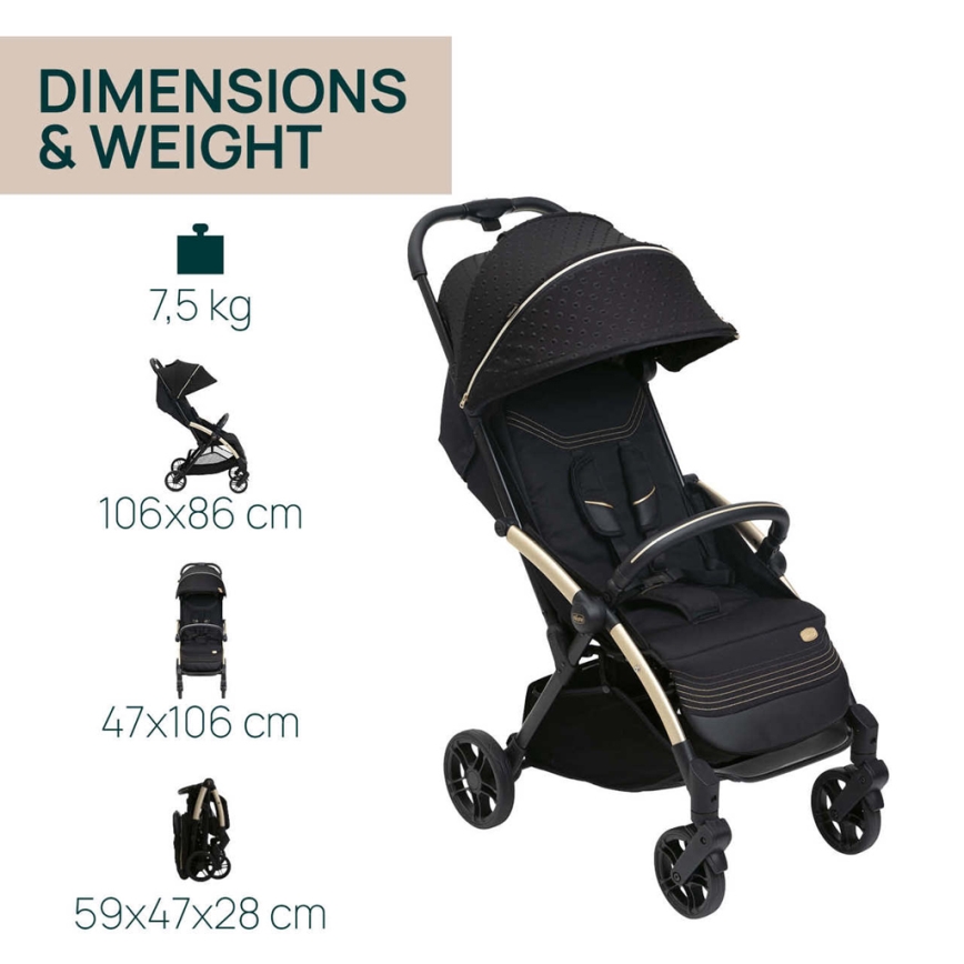 Chicco - Wandelwagen GOODY XPLUS Black Re_Lux Eco+