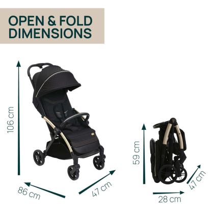 Chicco - Wandelwagen GOODY XPLUS Black Re_Lux Eco+