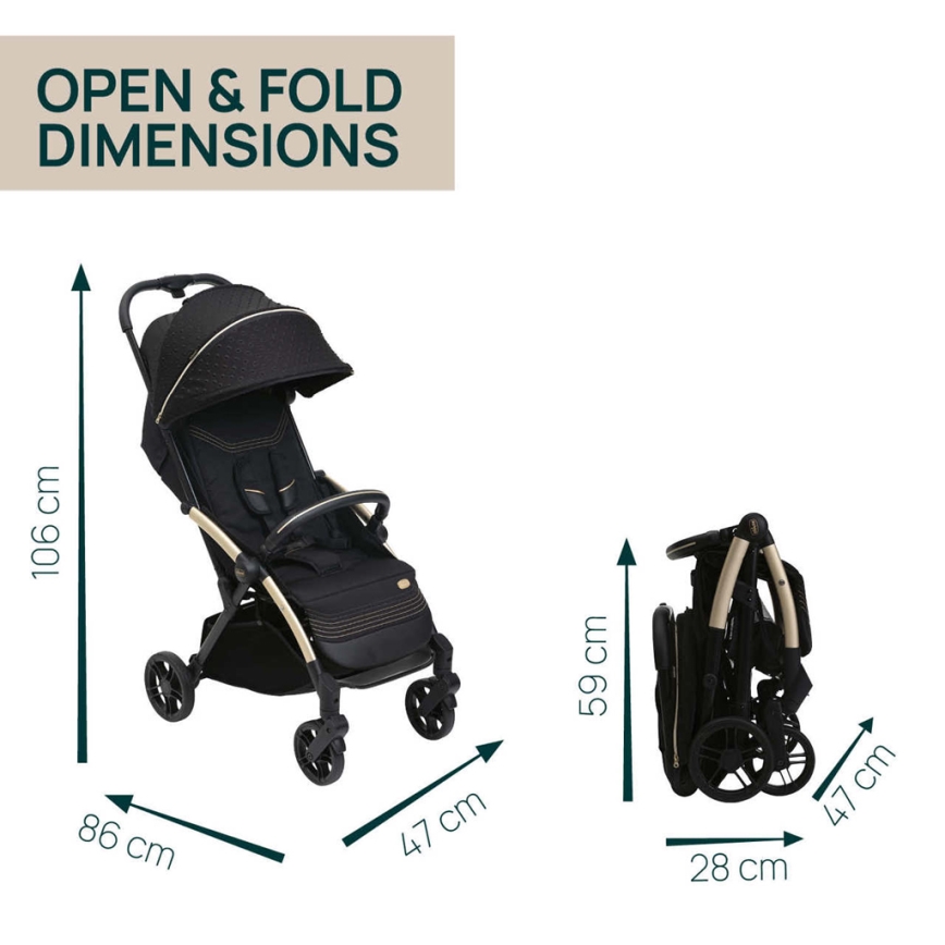 Chicco - Wandelwagen GOODY XPLUS Black Re_Lux Eco+