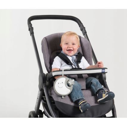 Chicco - Wieg mobiel met melodie 3in1 NEXT2DREAMS 3xAA grijs