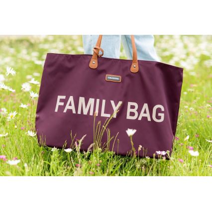 Childhome - Reistas FAMILY BAG wijnrood