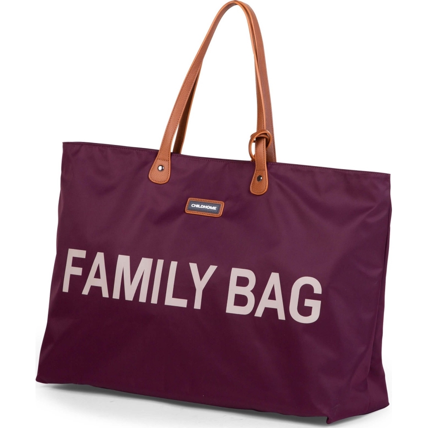 Childhome - Reistas FAMILY BAG wijnrood