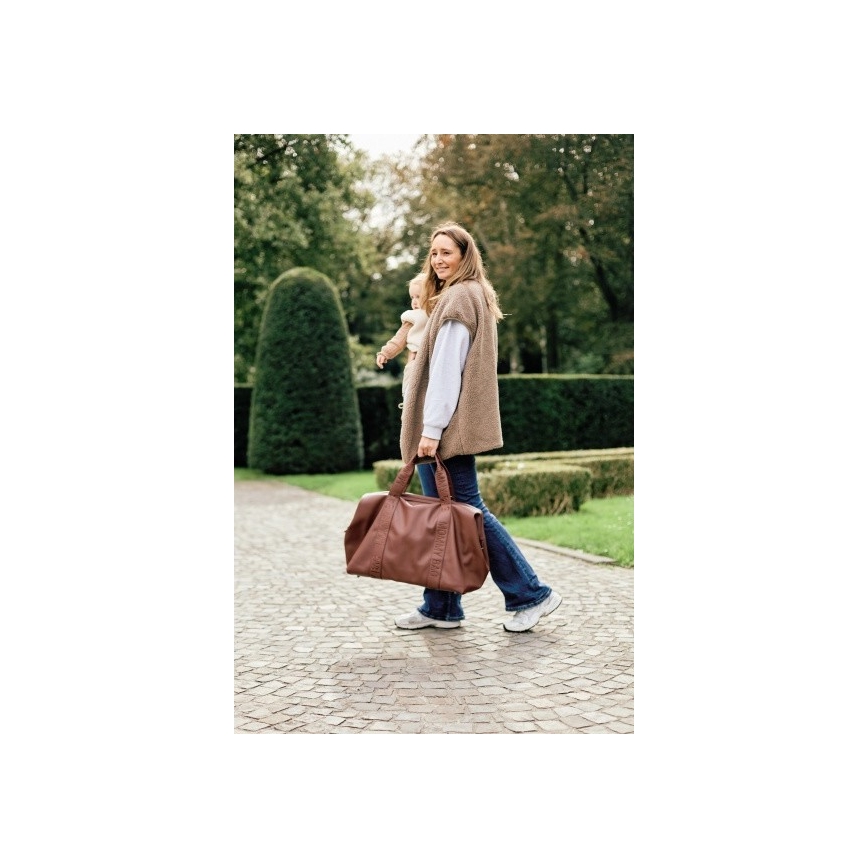 Childhome - Luiertas MOMMY BAG LEATHER bruin