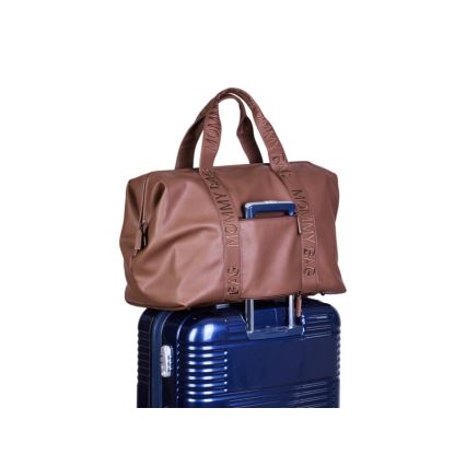 Childhome - Luiertas MOMMY BAG LEATHER bruin
