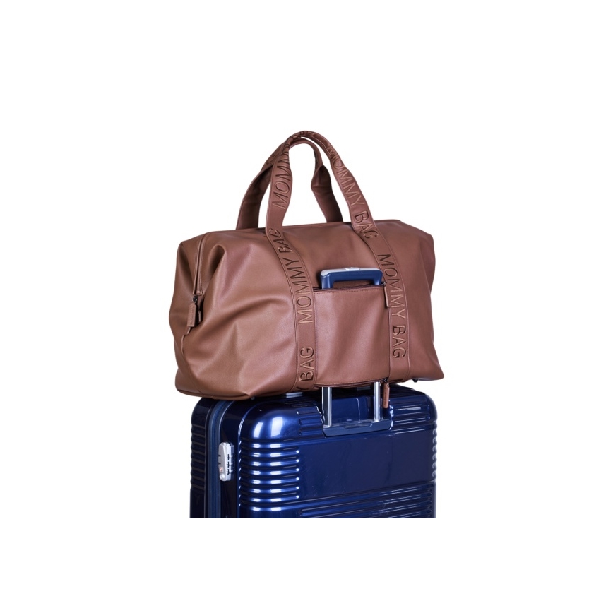 Childhome - Luiertas MOMMY BAG LEATHER bruin