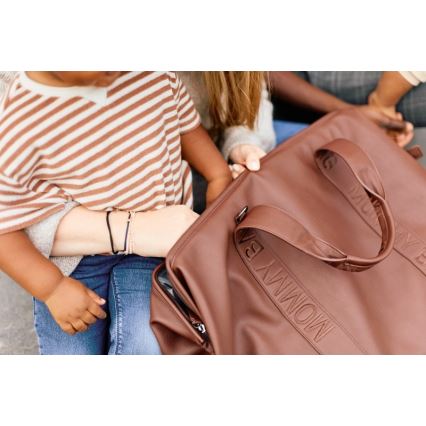 Childhome - Luiertas MOMMY BAG LEATHER bruin
