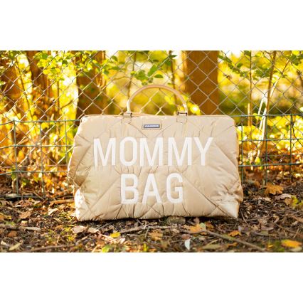 Childhome - Luiertas MOMMY BAG PUFFERED beige