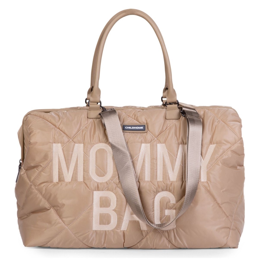 Childhome - Luiertas MOMMY BAG PUFFERED beige