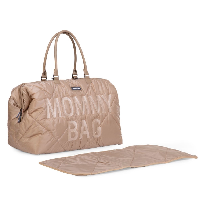 Childhome - Luiertas MOMMY BAG PUFFERED beige