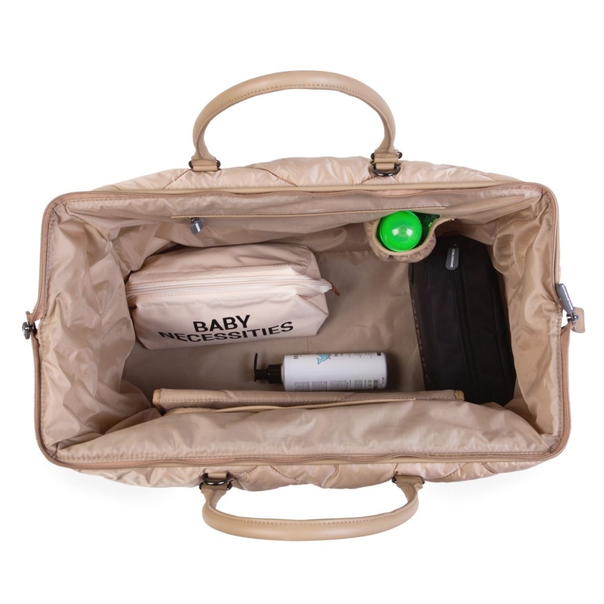 Childhome - Luiertas MOMMY BAG PUFFERED beige