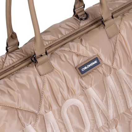 Childhome - Luiertas MOMMY BAG PUFFERED beige