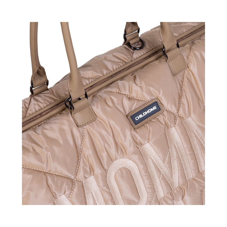 Childhome - Luiertas MOMMY BAG PUFFERED beige