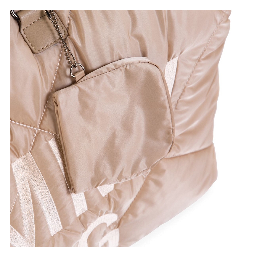 Childhome - Luiertas MOMMY BAG PUFFERED beige