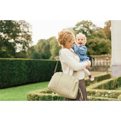 Childhome - Luiertas MOMMY CLUB LEATHER beige