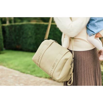 Childhome - Luiertas MOMMY CLUB LEATHER beige
