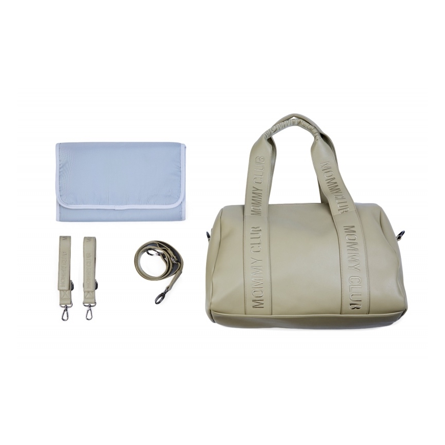 Childhome - Luiertas MOMMY CLUB LEATHER beige