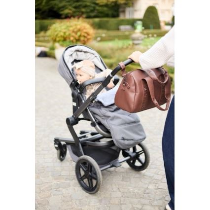 Childhome - Luiertas MOMMY CLUB LEATHER bruin