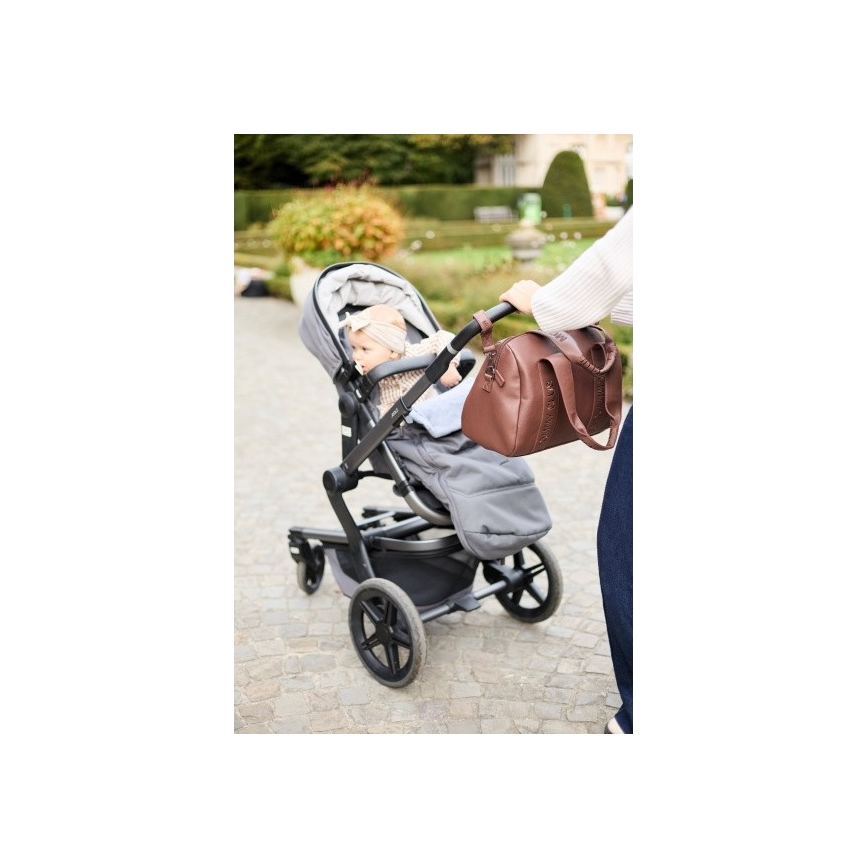 Childhome - Luiertas MOMMY CLUB LEATHER bruin