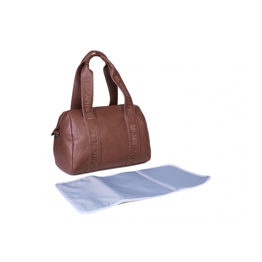 Childhome - Luiertas MOMMY CLUB LEATHER bruin