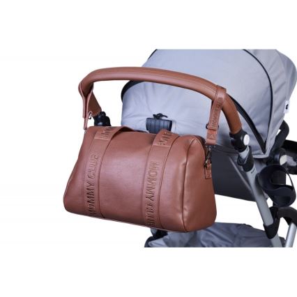 Childhome - Luiertas MOMMY CLUB LEATHER bruin