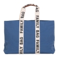 Childhome - Reistas FAMILY BAG CANVAS blauw