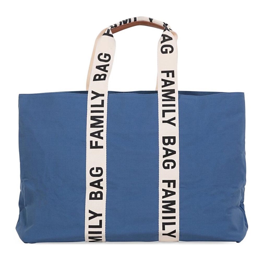 Childhome - Reistas FAMILY BAG CANVAS blauw