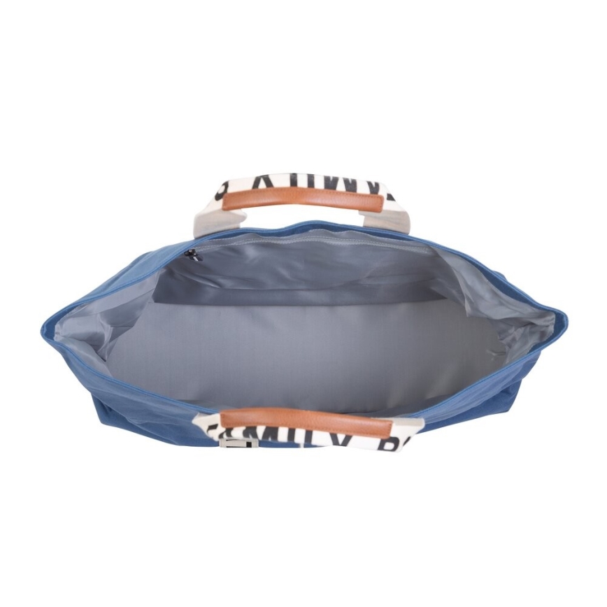 Childhome - Reistas FAMILY BAG CANVAS blauw