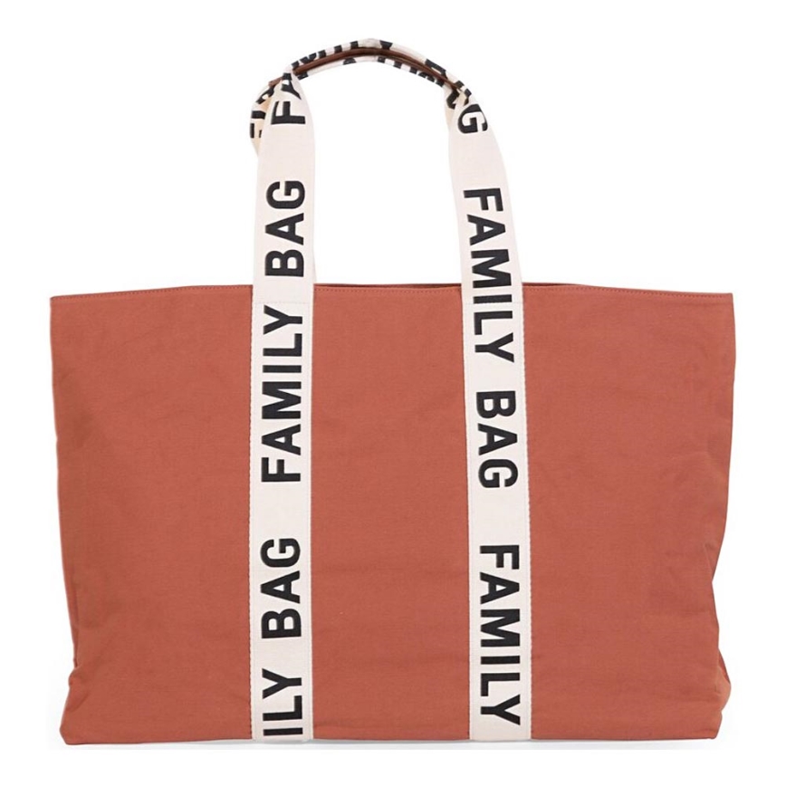 Childhome - Reistas FAMILY BAG CANVAS oranje