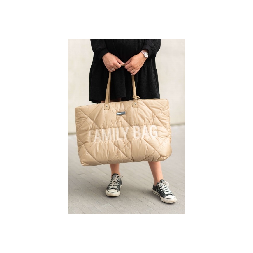 Childhome - Reistas FAMILY BAG PUFFERED crème