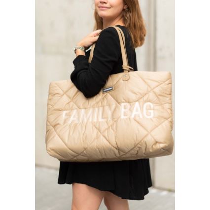 Childhome - Reistas FAMILY BAG PUFFERED crème