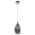 Chromen Hanglamp aan koord MARINA 1x E27 / 60W / 230V