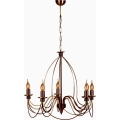 CLASSIC hanglamp 5xE14/40W/230V brons