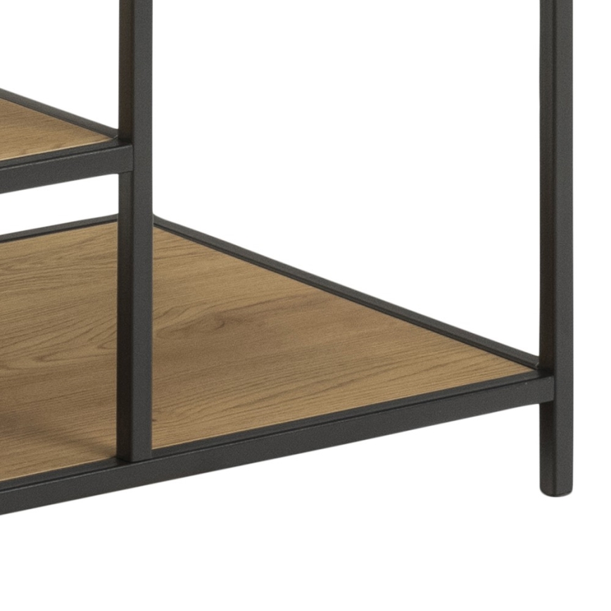 Clothes rack SARON eiken/zwart