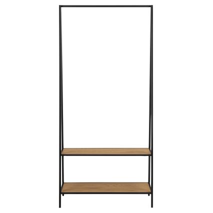 Clothes rack SARON eiken/zwart