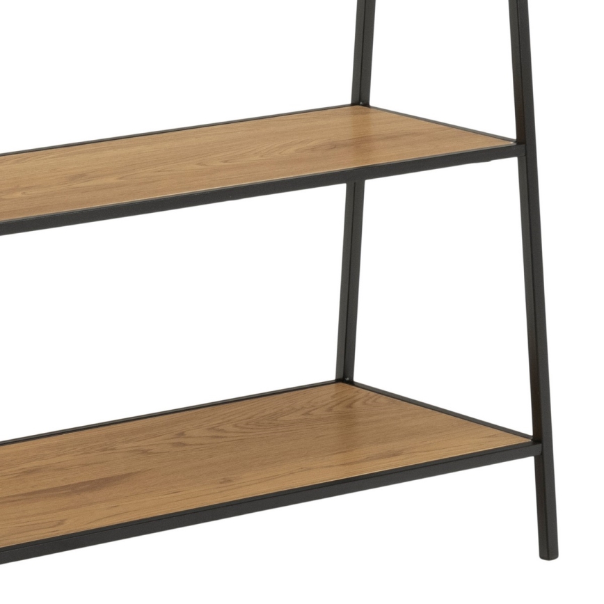 Clothes rack SARON eiken/zwart