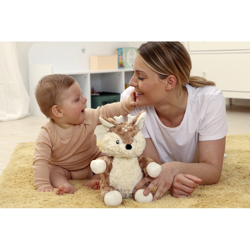 Cloud B - Slaapvriendje met melodie en licht hert + USB