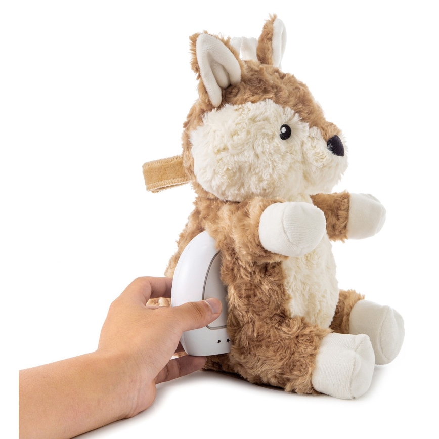 Cloud B - Slaapvriendje met melodie en licht hert + USB