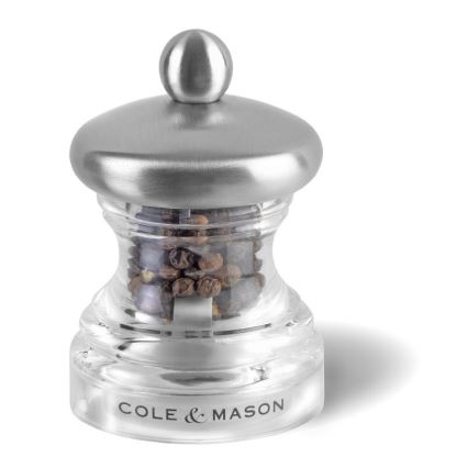 Cole & Mason - Set zout- en pepermolens BUTTON 2 stuks 6,5 cm