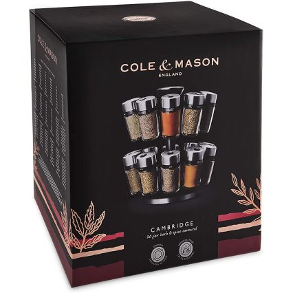 Cole&Mason - Draaibare kruidenrek MASTER 21-delig
