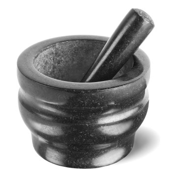 Cole&Mason - Granieten vijzel met stamper GRANITE pr. 18 cm graniet/zwart