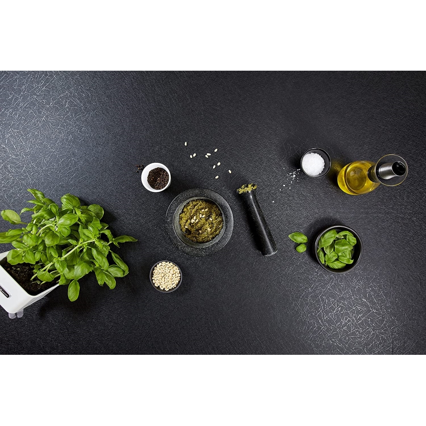 Cole&Mason - Granieten vijzel met stamper GRANITE pr. 18 cm graniet/zwart