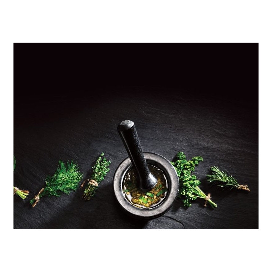 Cole&Mason - Granieten vijzel met stamper GRANITE pr. 18 cm graniet/zwart