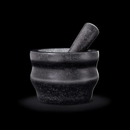 Cole&Mason - Granieten vijzel met stamper GRANITE pr. 18 cm graniet/zwart