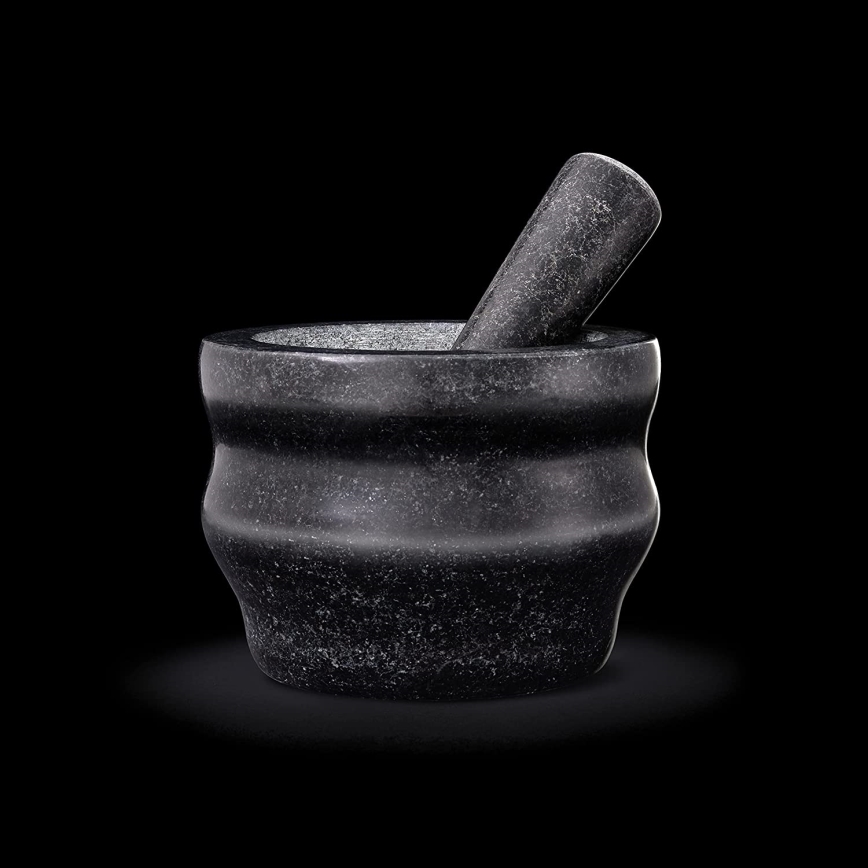 Cole&Mason - Granieten vijzel met stamper GRANITE pr. 18 cm graniet/zwart