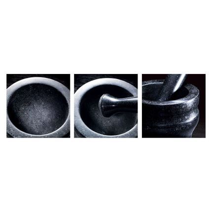 Cole&Mason - Granieten vijzel met stamper GRANITE pr. 18 cm graniet/zwart