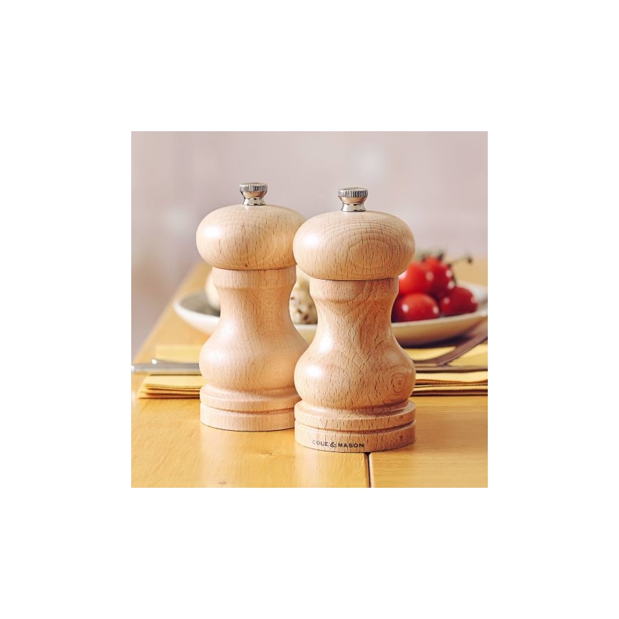 Cole&Mason - Pepermolen KAPSTAN BEUKEN beuken 12 cm