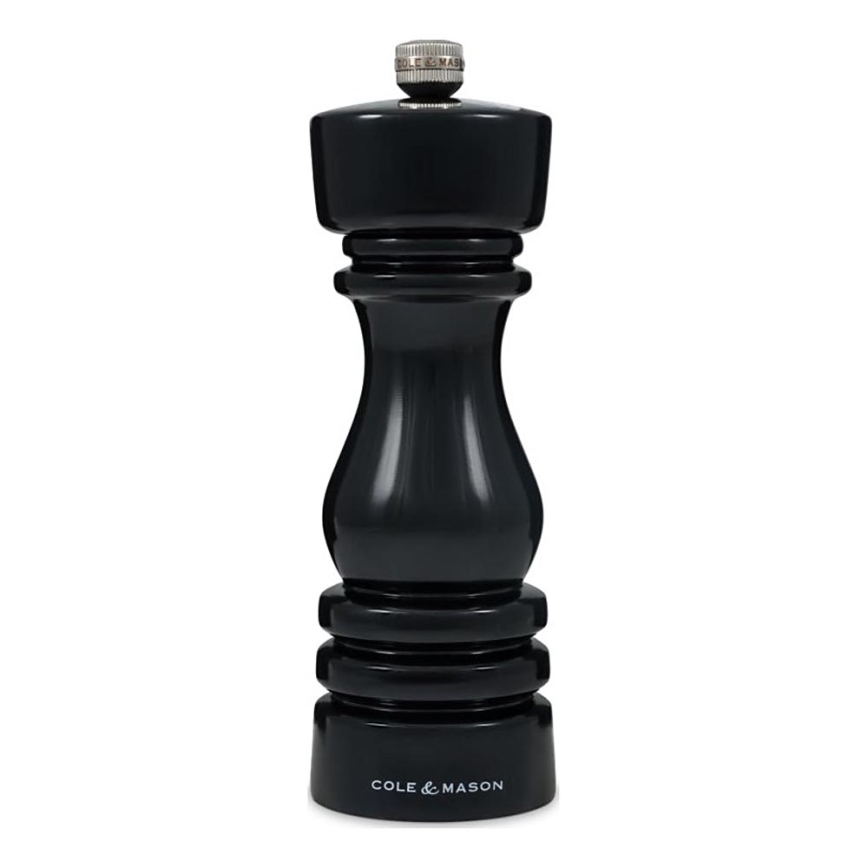 Cole&Mason - Pepermolen LONDON 18 cm beuken/zwart