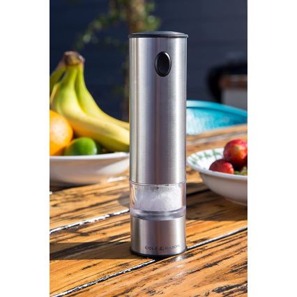 Cole&Mason - Set elektrische peper- en zoutmolens BATTERSEA 2 stuks 6xAAA
